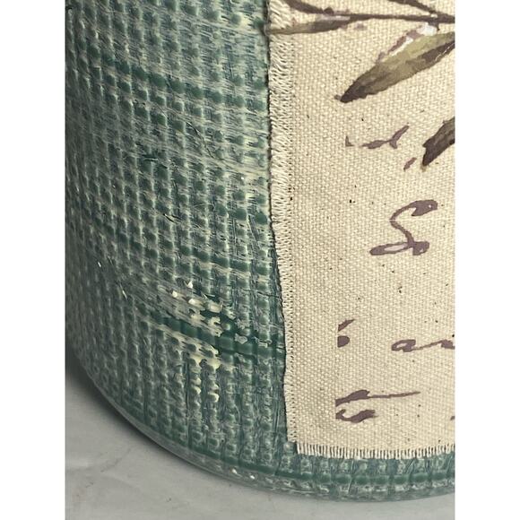 Shabby Chic Romantic Flower Glass Vase, Country Farmhouse For Home, Distressed - Picture 3 of 8